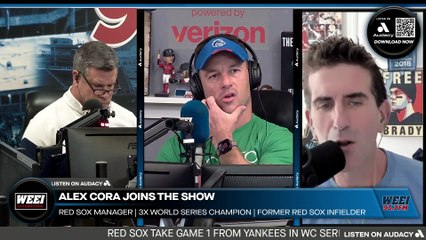 WEEI Afternoons: Alex Cora joins the show ahead of Game 2 against the Yankees