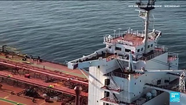 French navy boards Russia 'shadow fleet' ship, detains two