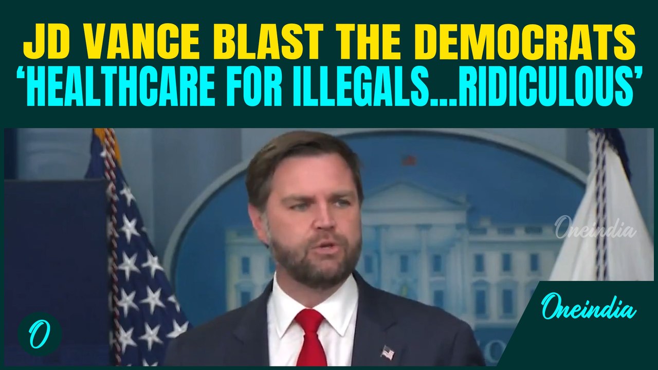 ‘Ridiculous!’ Vance slams Democrats holding govt hostage over Healthcare for Illegals | US Shutdown