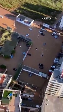 Ibiza bajo el agua tras el paso de la tormenta Gabrielle