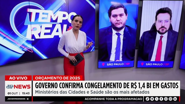 Governo Lula congela R$ 12,1 bilhões; Cidades e Saúde são os mais afetados | TEMPO REAL