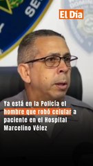 Ya está en la Policía el hombre que robó celular a paciente en el Hospital Marcelino Vélez