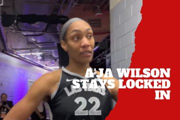 A’Ja Wilson Celebrates Aces Playoff Win, Keeps Focus on Championship Goals 🏀