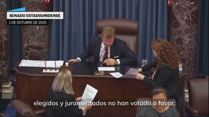 Demócratas y republicanos reaccionan al cierre del Gobierno