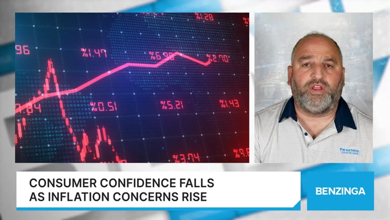 Consumer Confidence Falls As Inflation Concerns Rise
