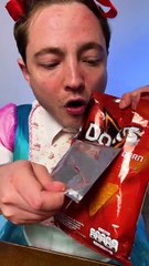 Snack Time Gone Wrong – Too Much Heat 😂🥵 #viral #food