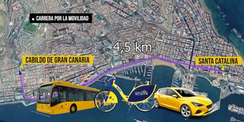 Radiografía de la movilidad en Las Palmas: bici, coche o guagua, ¿qué funciona mejor?