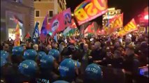 Roma, il corteo dei manifestanti pro Gaza e Flotilla: video