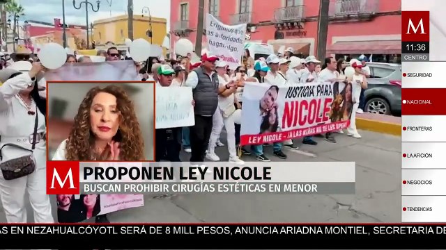 Senadora propone 'Ley Nicole' para prohibir cirugías estéticas en menores de edad