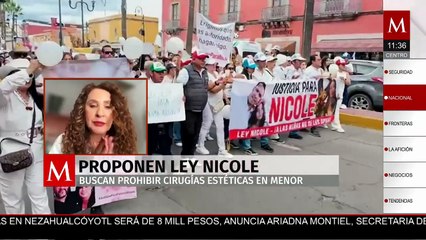 Senadora propone 'Ley Nicole' para prohibir cirugías estéticas en menores de edad