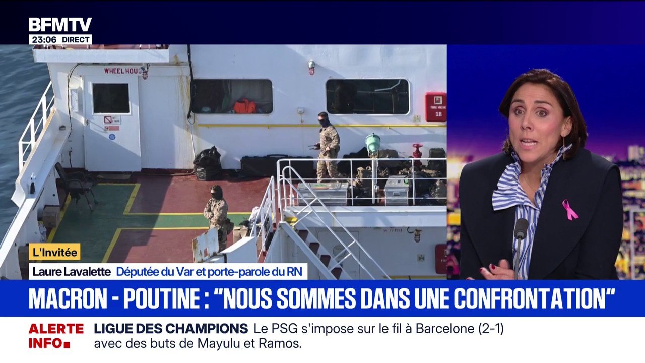 Navire russe: "Ce qui est sûr, c’est qu’il y a une menace russe", souligne Laure Lavalette, députée du Var et porte-parole du RN