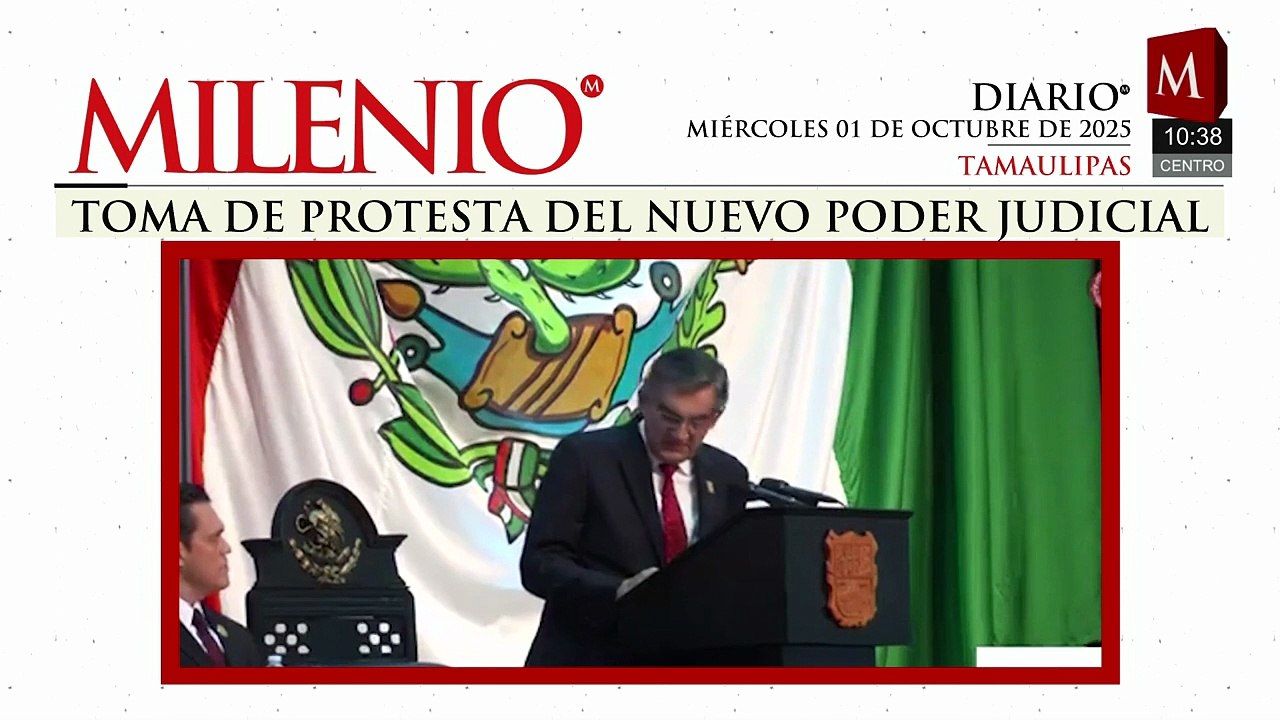 Américo Villarreal encabeza toma de protesta del nuevo Poder Judicial de Tamaulipas