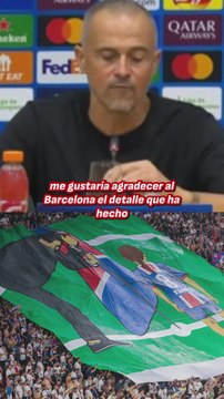 Luis Enrique agradece al Barça el gran detalle con la Fundación Xana