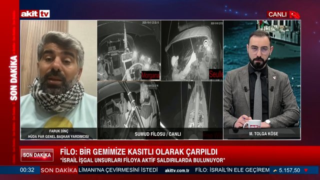 Hüda Par Başkan Yardımcısı Faruk Dinç Sumud Filosu'ndaki gelişmeleri değerlendirdi
