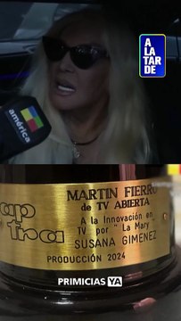 Susana apuntó contra Vero Lozano tras su enojo en el Martín Fierro