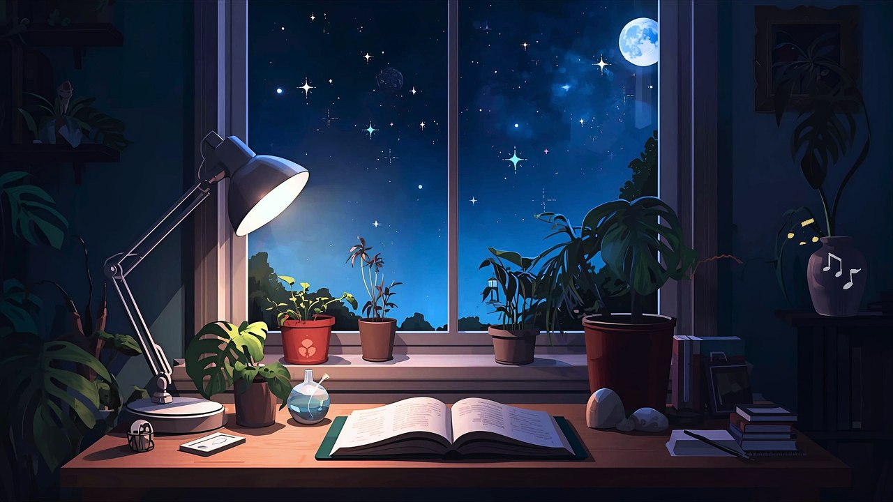 After Hours Focus Zone • Dark Jazz, Ambient & Slow Beats for Late Night Study & Work