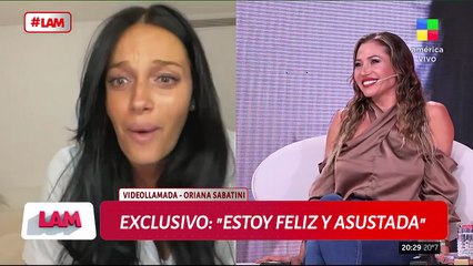 ORIANA SABATINI ANUNCIA QUE VA A TENER UNA NENA