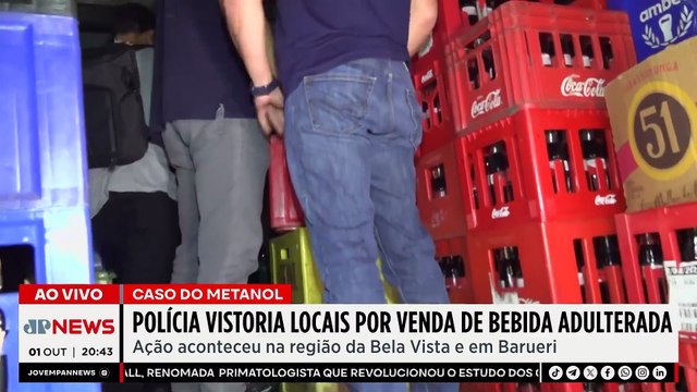 Caso metanol: Polícia faz nova operação contra bebidas adulteradas em SP