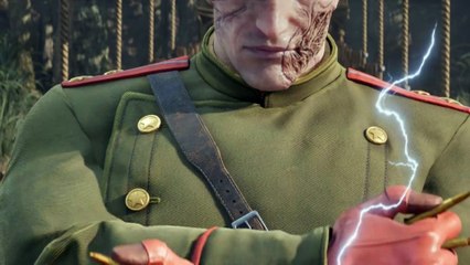 Big Boss giving Snake a sound beating.