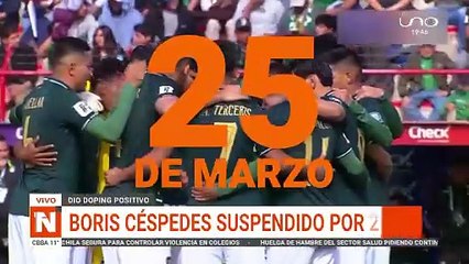 BORIS CÉSPEDES SUSPENDIDO POR DOS AÑOS