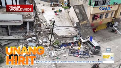 Pinsalang Iniwan ng 6.9 Magnitude na Lindol sa Bogo City | Unang Hirit