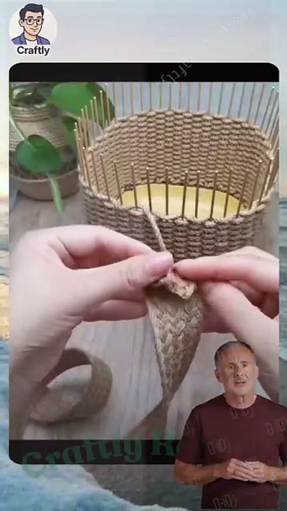 DIY Rope & Newspaper Baskets | Easy Handmade Storage Ideas 🧺✨   ---  📝 Caption (YouTube/TikTok/Instagram)  Two stunning DIY basket ideas you can make at home! 🏡 ✨ Basket 1: Rope wrapped around a mould for a chic, rustic de Reacts | DIY videos | crafts