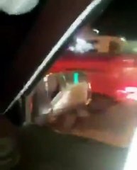 مطاردة للأماراتية كشونة اثناء قيادتها سيارة داخل الممكلة كادت تتسبب في كارثة