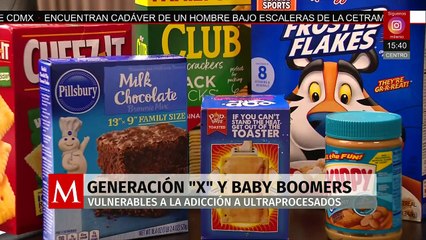 La Universidad de Michigan revela que la Generación X es más adicta a ultraprocesados