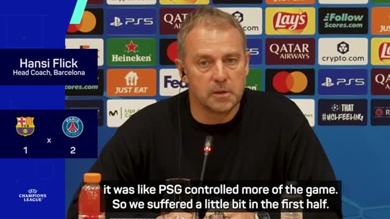 PSG 'deserved the victory' - Flick admits Barce...