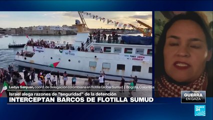 Dos colombianas detenidas tras interceptación israelí de Flotilla Global Sumud