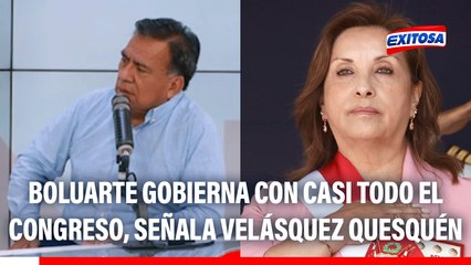 Javier Velásquez Quesquén: "Casi todos los partidos del Congreso gobiernan con Boluarte"