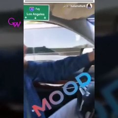 حلا الترك تتجاهل خبر مرض والدها