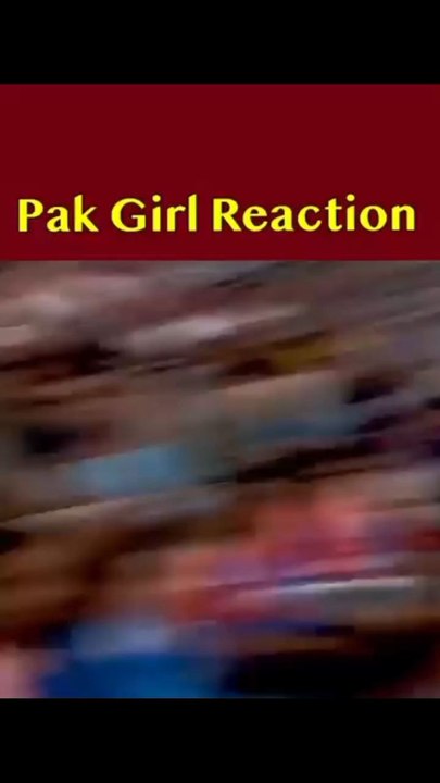 IND vs 😂 pakistan funny' reaction pak girl 😂