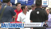PBBM visits patients in Cebu Provincial Hospital in Bogo City after M6.9 quake | Balitanghali