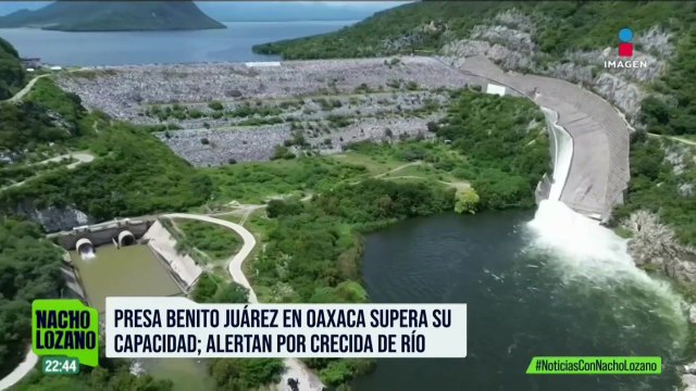 Comunidad se inunda tras el desfogue de la presa Benito Juárez en Oaxaca