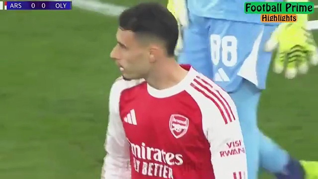 UEFA Champions League Arsenal vs Olympiakos 2-0 Highlights & All Goals 2025 - Bukayo Saka Goal