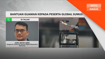 Bantuan guaman kepada peserta Global Sumud Flotila