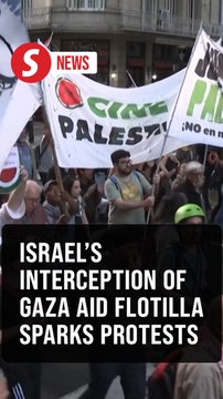 Protests flare over interception of Gaza aid ships