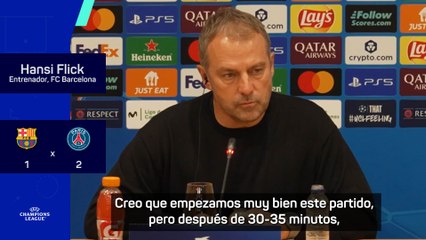 RUEDA de PRENSA de HANSI FLICK tras el FC BARCELONA vs PSG