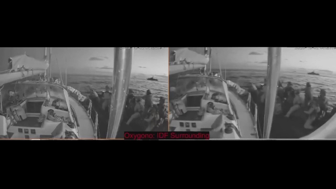 Israeli naval forces intercept Gaza aid flotilla Oxygono