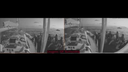 FUERZAS ISRAELÍES bloquean la flotilla humanitaria Oxygono hacia Gaza