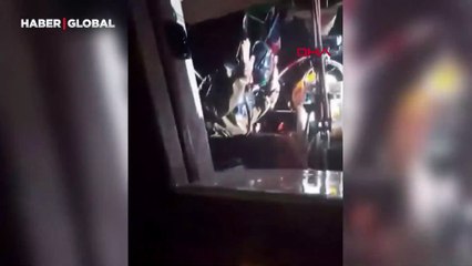 İsrail’in, Küresel Sumud Filosu'ndaki gemilerden 25 Türk aktivisti alıkoyduğu anlar