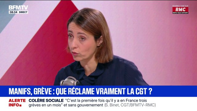 Les mobilisations continueront s'il y a des reculs , prévient Sophie Binet