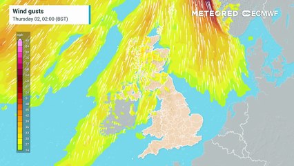 Storm Amy set to to bring a wet and windy end to the week as