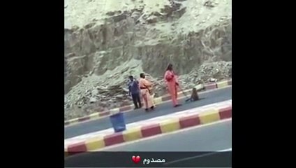بالفيديو هجوم جماعي للقرود على عاملي النظافة بمنطقة الباحة في السعودية