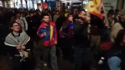 Centinaia di pro Pal sfilano per le vie di Padova