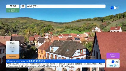 02/10/2025 - ici matin par ici Alsace en vidéo