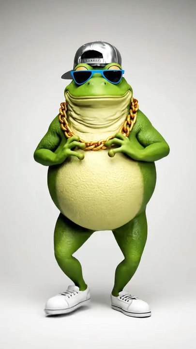 Frog dance AI funny