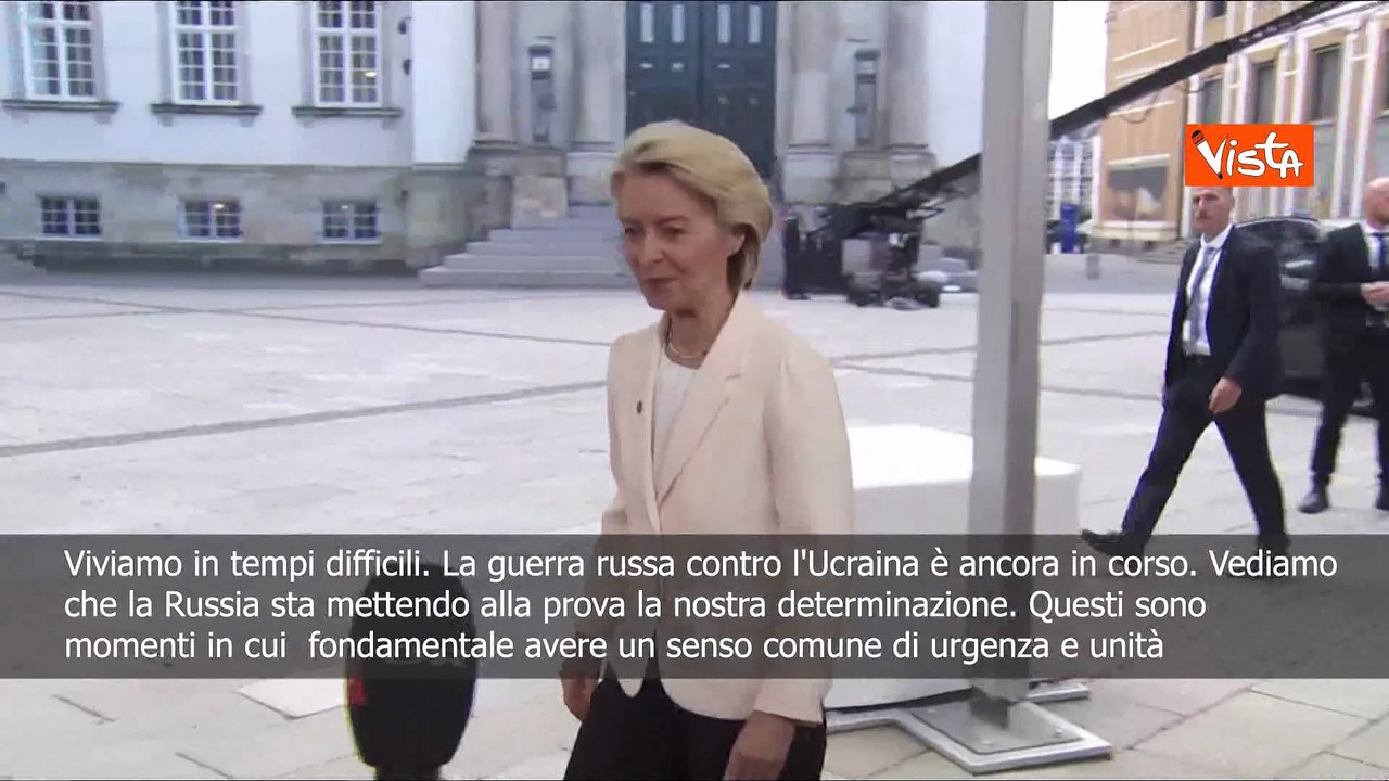 Von der Leyen: Viviamo in tempi difficili, la Russia ci mette alla prova