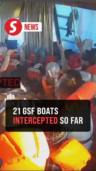 Israel intercepts several boats from Global Sumud Flotilla as it sails towards Gaza
